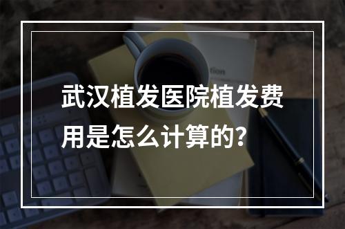 武汉植发医院植发费用是怎么计算的？