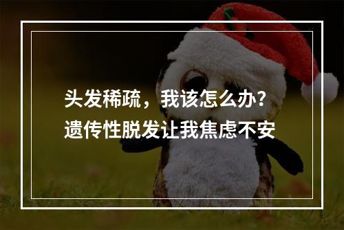 头发稀疏，我该怎么办？ 遗传性脱发让我焦虑不安