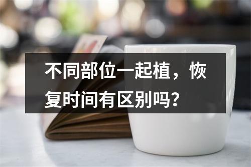 不同部位一起植，恢复时间有区别吗？