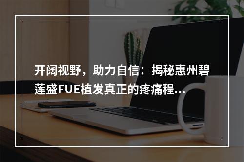 开阔视野，助力自信：揭秘惠州碧莲盛FUE植发真正的疼痛程度