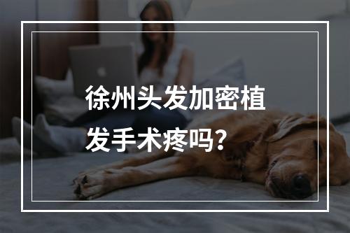 徐州头发加密植发手术疼吗？