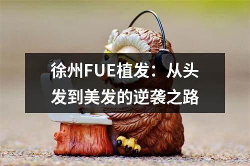 徐州FUE植发：从头发到美发的逆袭之路