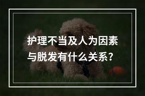 护理不当及人为因素与脱发有什么关系？