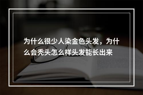 为什么很少人染金色头发，为什么会秃头怎么样头发能长出来